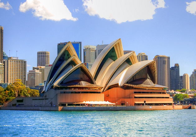 Сиднейский оперный театр, Сидней, Австралия Сиднейский оперный театр, Сидней, Австралия